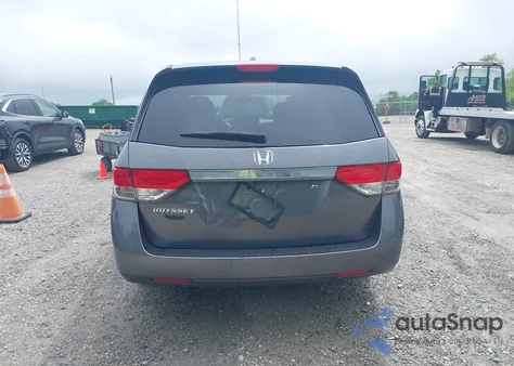 2015 Honda Odyssey Ex-L из США, поврежденный, VIN 5FNRL5H67FB119534